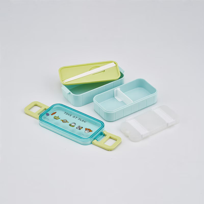 (Pre-order) Skater Lunch Box with Ice Pack, 2-Tier, 600ml, with Chopsticks