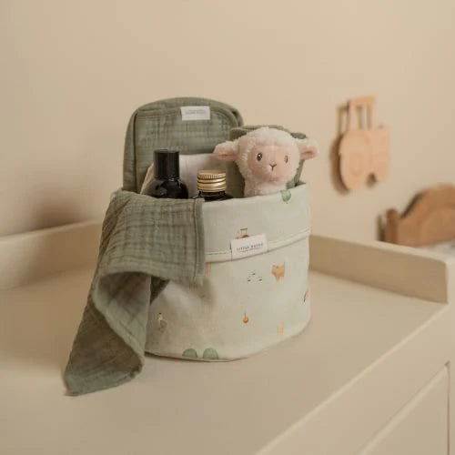 (Pre-Order) Basket round - Green - Little Farm