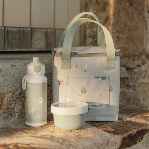 (Pre-Order) Little Dutch Cooler bag - Green - Little Farm