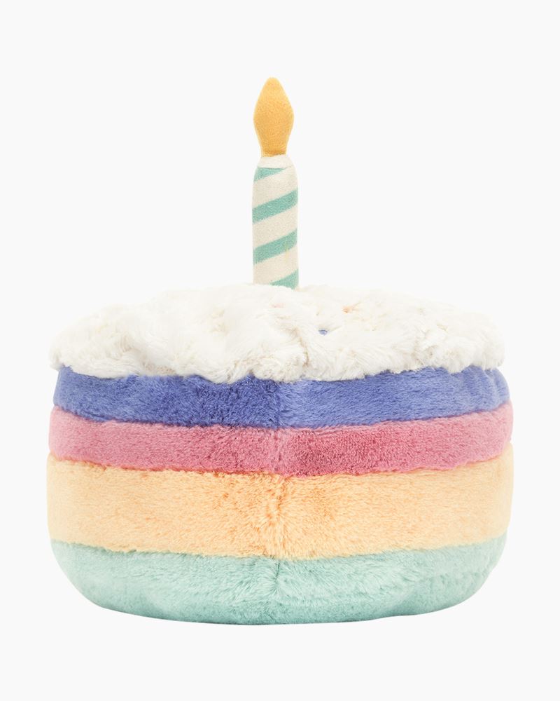(PRE-ORDER)Jellycat Amuseable Rainbow Birthday Cake - Large