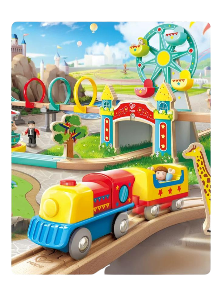 (Pre-Order) Hape Joyful Ride Railway Set