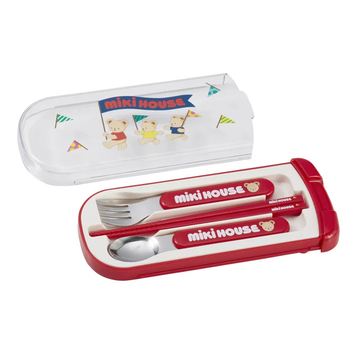 (Pre-order) Mikihouse Cutlery Set Bear