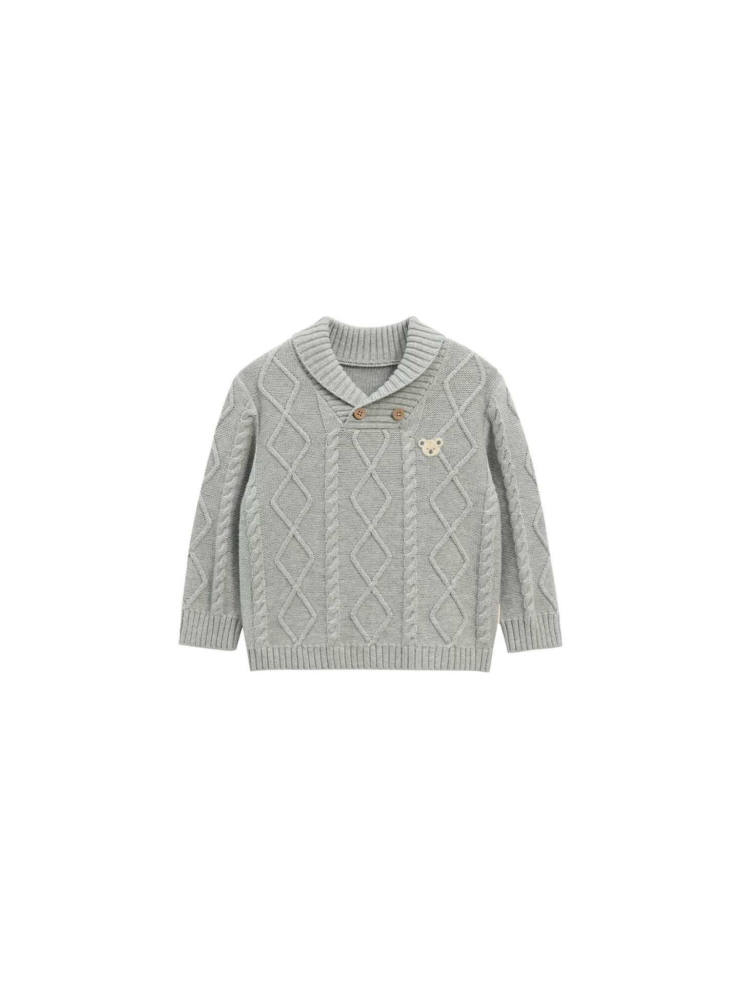 (PREORDER) White Wheat Koala Knit Sweater