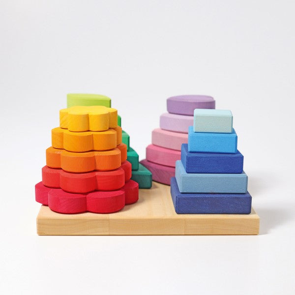 (PRE-ORDER) GRIMMS Stacking Game Shapes
