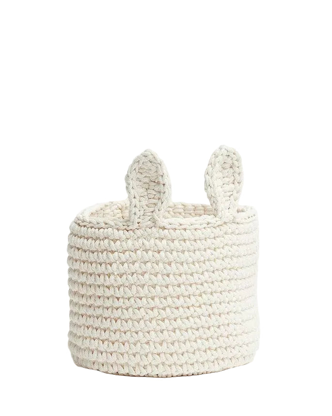 (Pre-Order) H&M Home White Rattan Basket