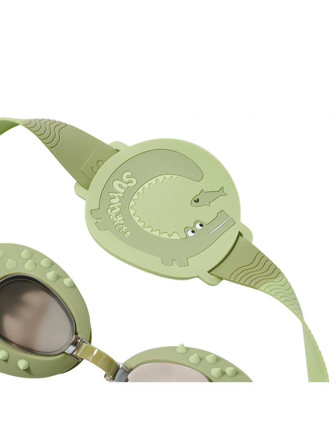 SunnyLife Kids Swim Goggles Cookie the Croc Khaki