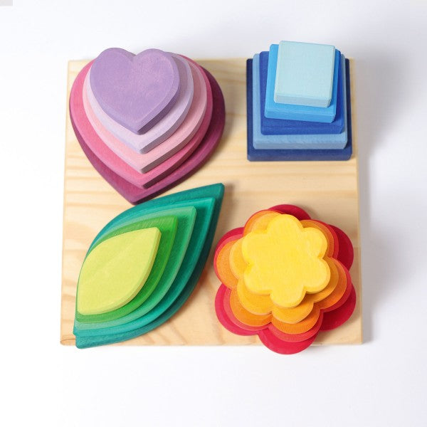 (PRE-ORDER) GRIMMS Stacking Game Shapes