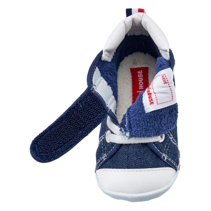 (Pre-Order) Mikihouse First Baby Shoes Indigo Blue
