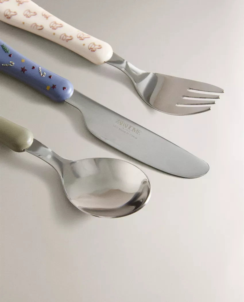 (Pre-Order) Zara Home Children's Christmas Cutlery Set