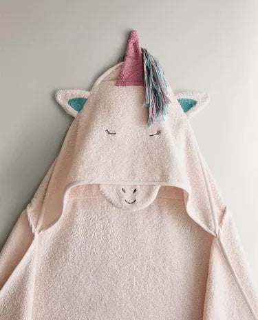 (Pre-Order) Zara Home Hooded Unicorn Bath Towel