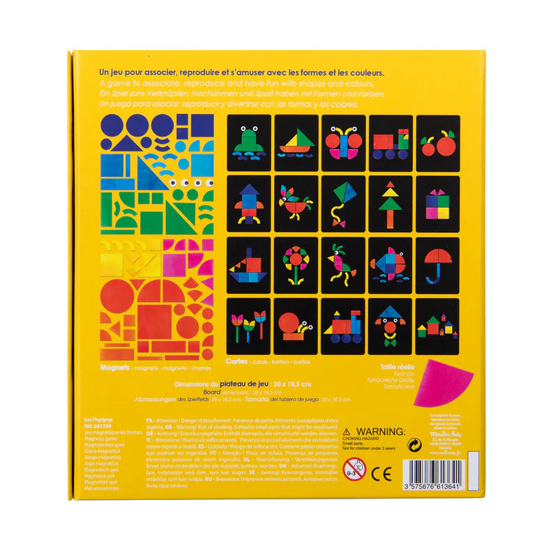 (Pre-Order) Moulin Roty Juego Magnetico Formas Popipop
