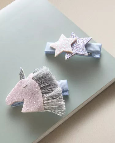 (Pre-Order) Zara Home Kids' Pony And Stars Clip (SET OF 2)