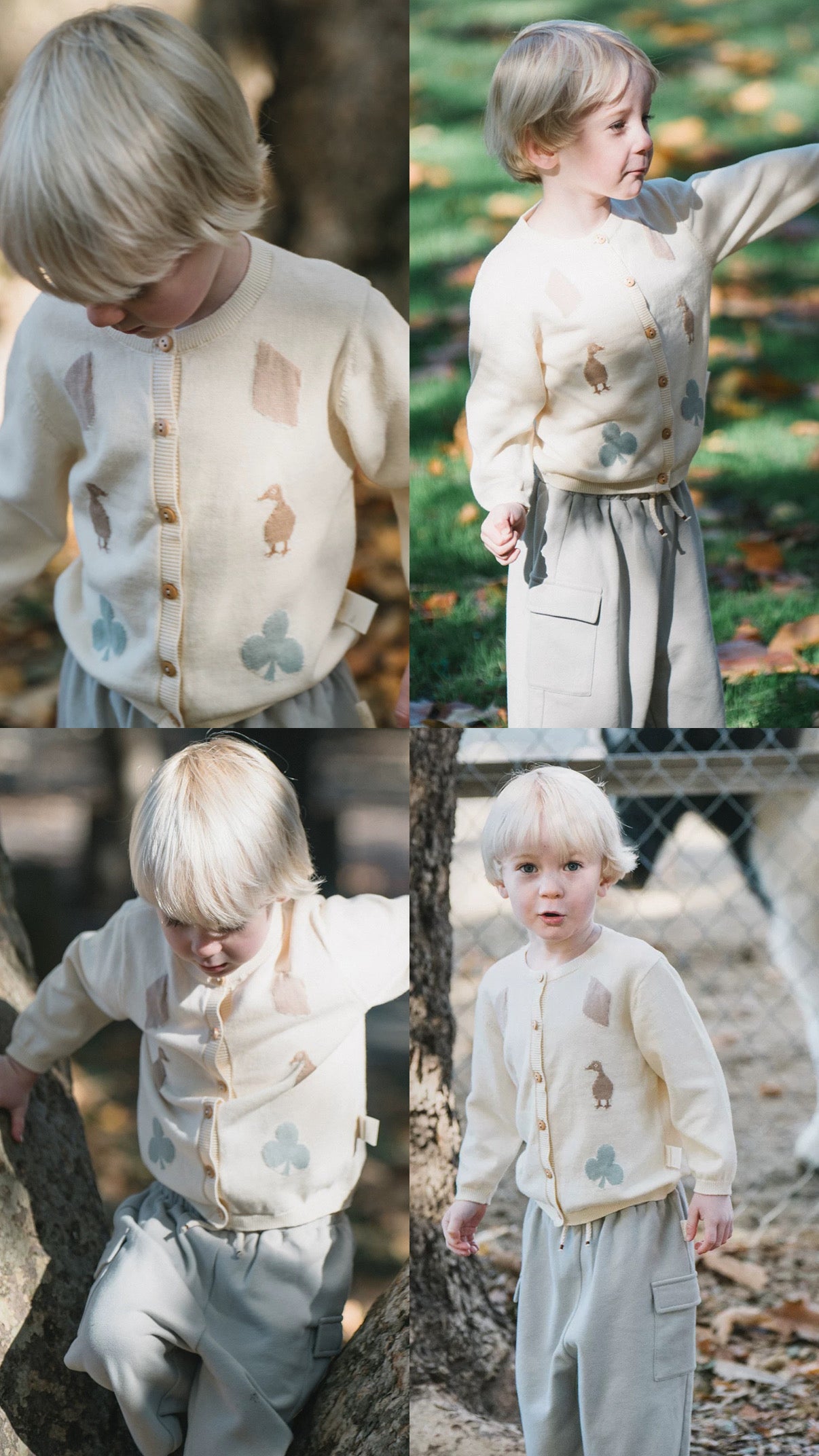 (PREORDER) White Wheat Knit Sweater