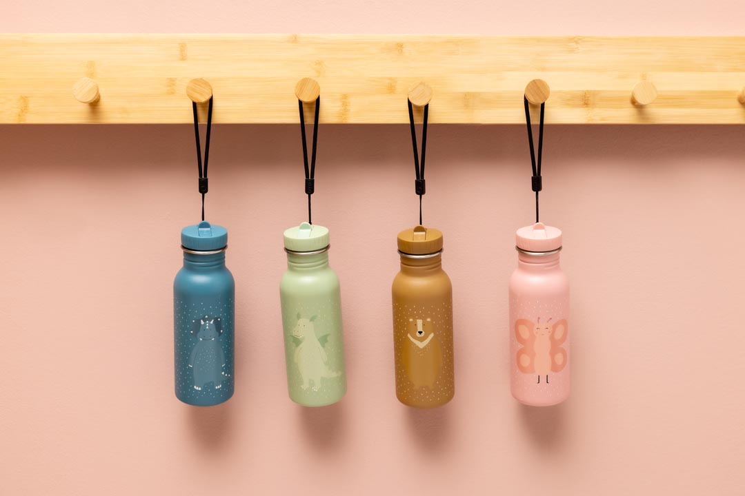 (Pre-Order) SALE Trixie 350ml water bottle - Mr. Triceratops