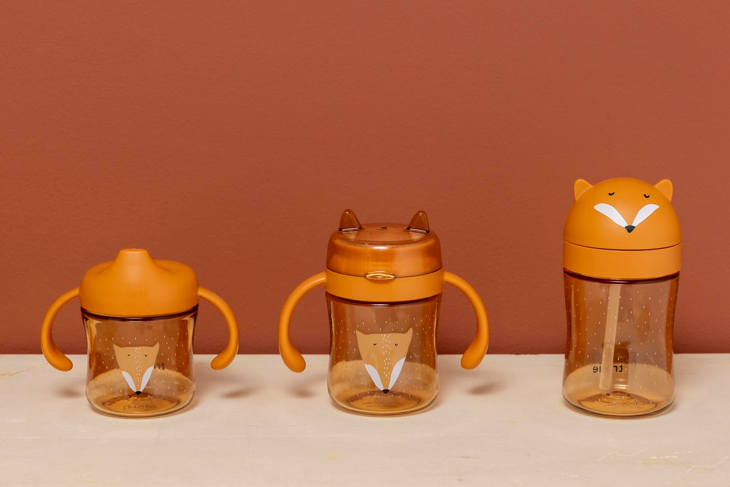 (Pre-Order) SALE Trixie 360° drinking cup with handles - Mr. Fox