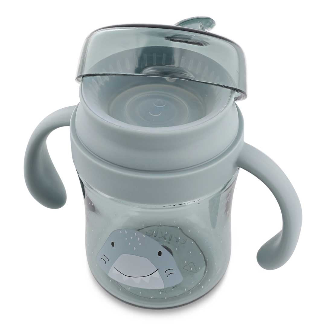 (Pre-Order)Trixie 360° drinking cup with handles - Mr. Shark