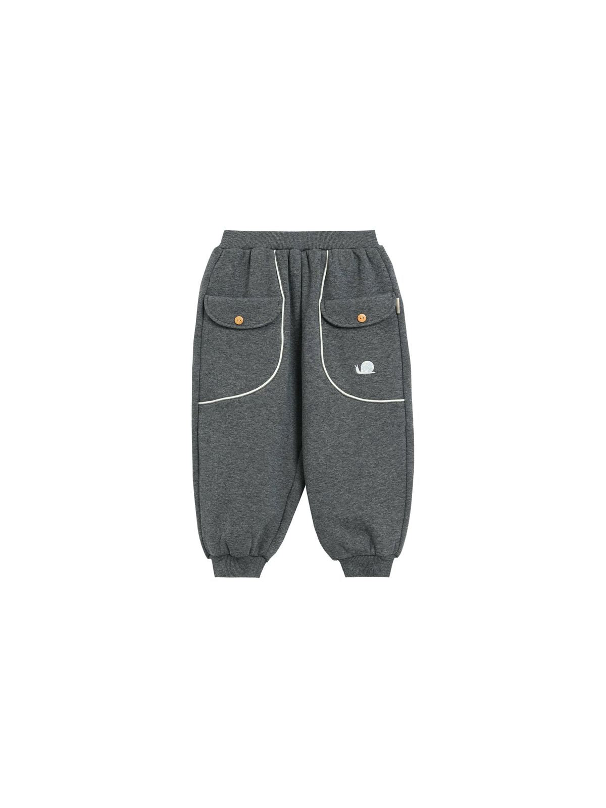 (Pre-Order) White Wheat Jogger Snail Pants