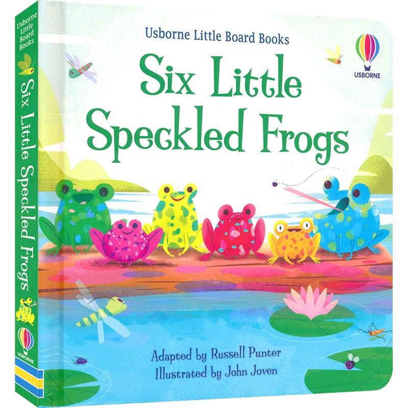(Pre-Order) Usborne Little Board Books Six Little Speckled Frogs