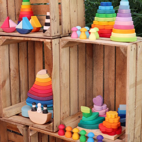(PRE-ORDER) GRIMMS Stacking Game Shapes