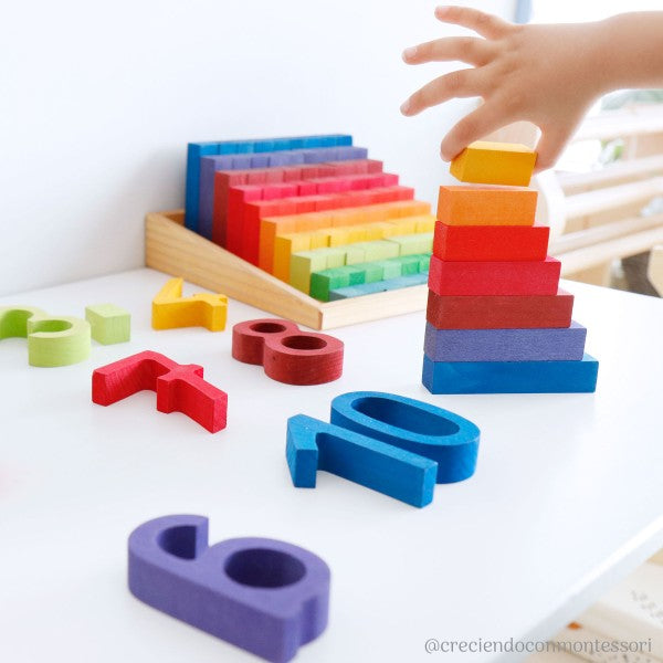 (PRE-ORDER) GRIMMS Small Stepped Counting Blocks