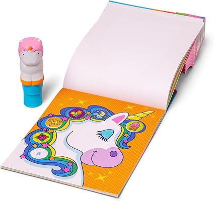 (Pre-Order) Melissa & Doug Sticker Wow!™ 24-Page Activity Pad and Sticker Stamper
