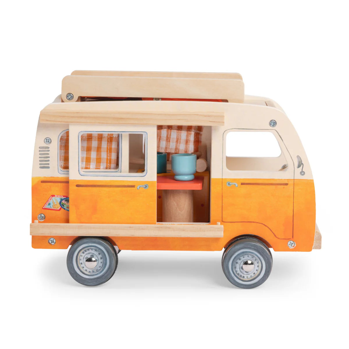 (Pre-Order) Mounlin Roty Wooden van and accessories