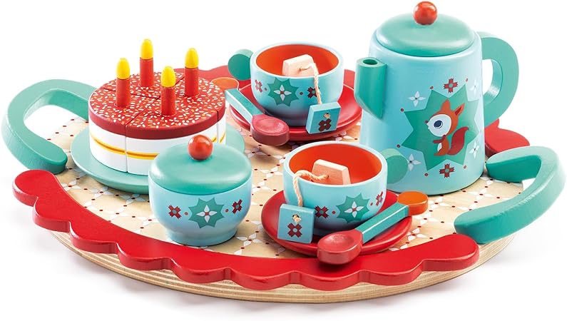 (Pre-Order) Djeco Fox's Party Tea Set with Cake