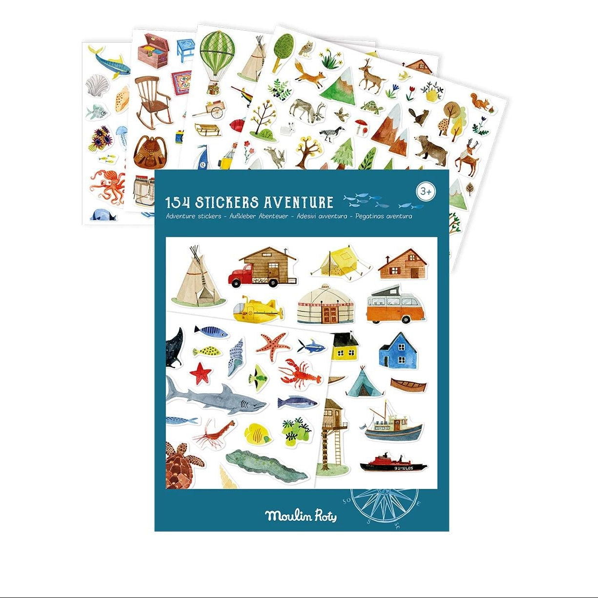 (Pre-Order) Moulin Roty Assorted Stickers