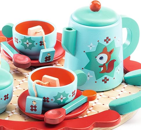 (Pre-Order) Djeco Fox's Party Tea Set with Cake