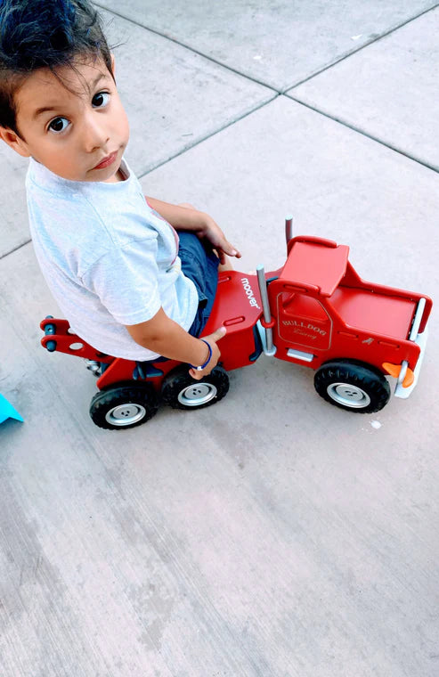 (PRE-ORDER) MOOVER, Mack Ride-On Truck Red