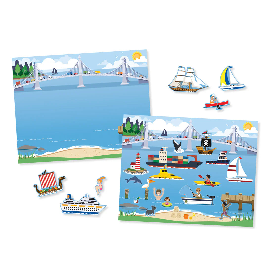 (Pre-Order) Melissa & Doug Reusable Sticker Pad - Vehicles