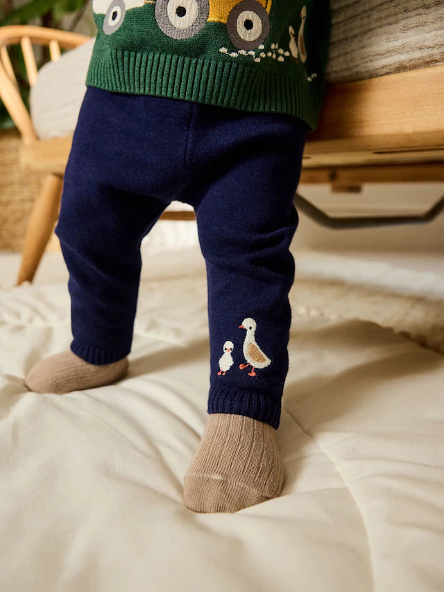(Pre-Order) Next Bright Farm Baby Knitted Top and Leggings Set