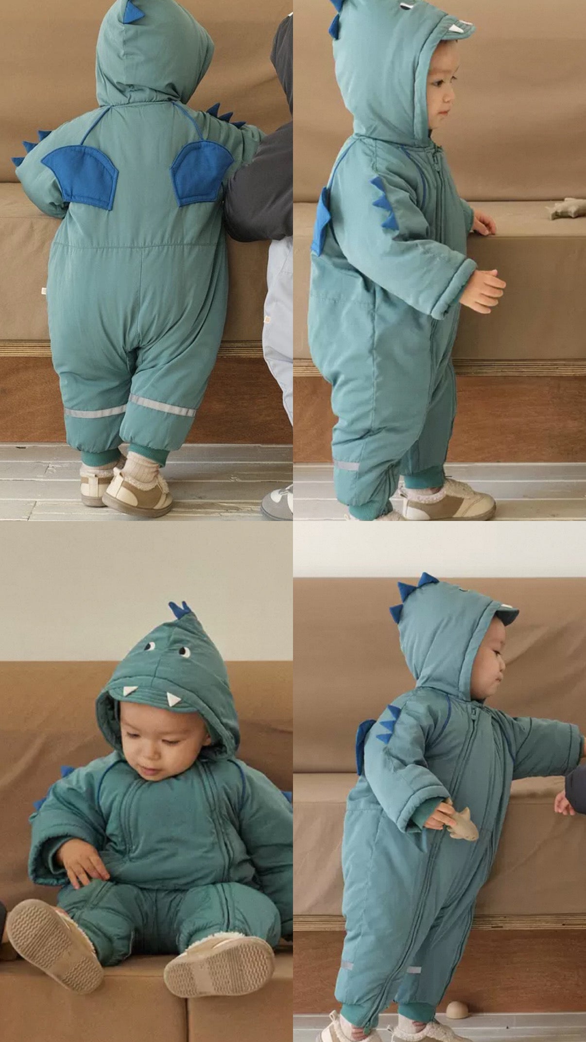 (PREORDER) Papa Dinosaurs Snowsuit