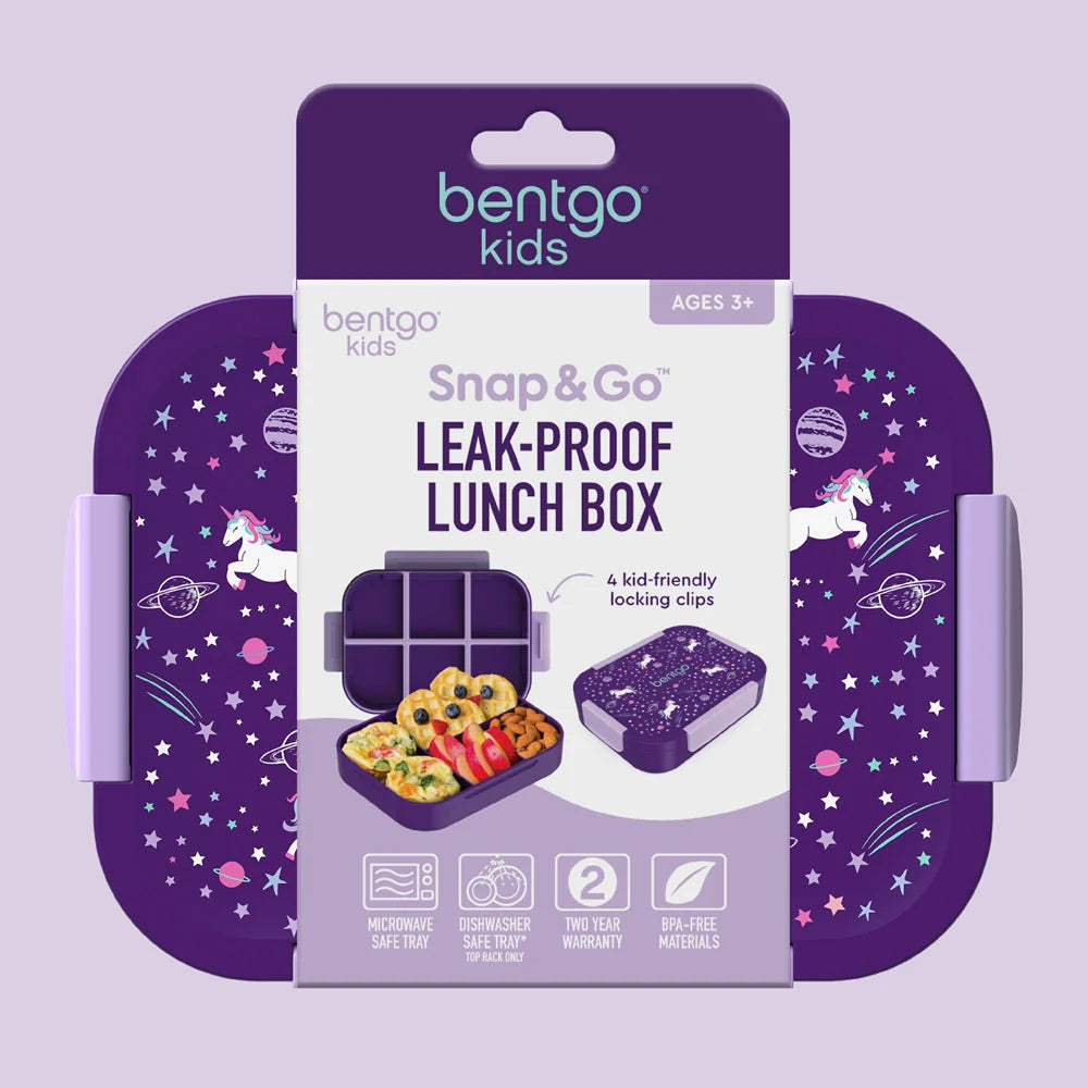 (Pre-Order) Bentgo Kids Snap & Go Lunch Box Unicorn
