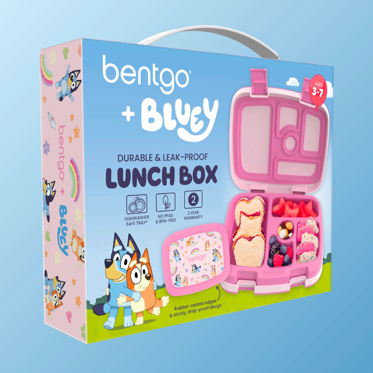 (Pre-Order) Bentgo + Bluey Kids Prints Lunch Box Pink
