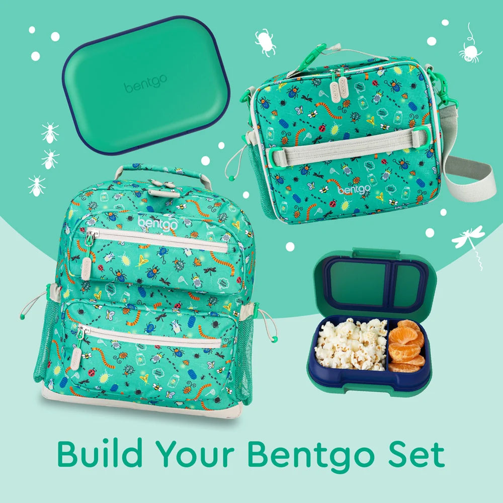 (Pre-Order) Bentgo Kids Snack Container Green/Navy