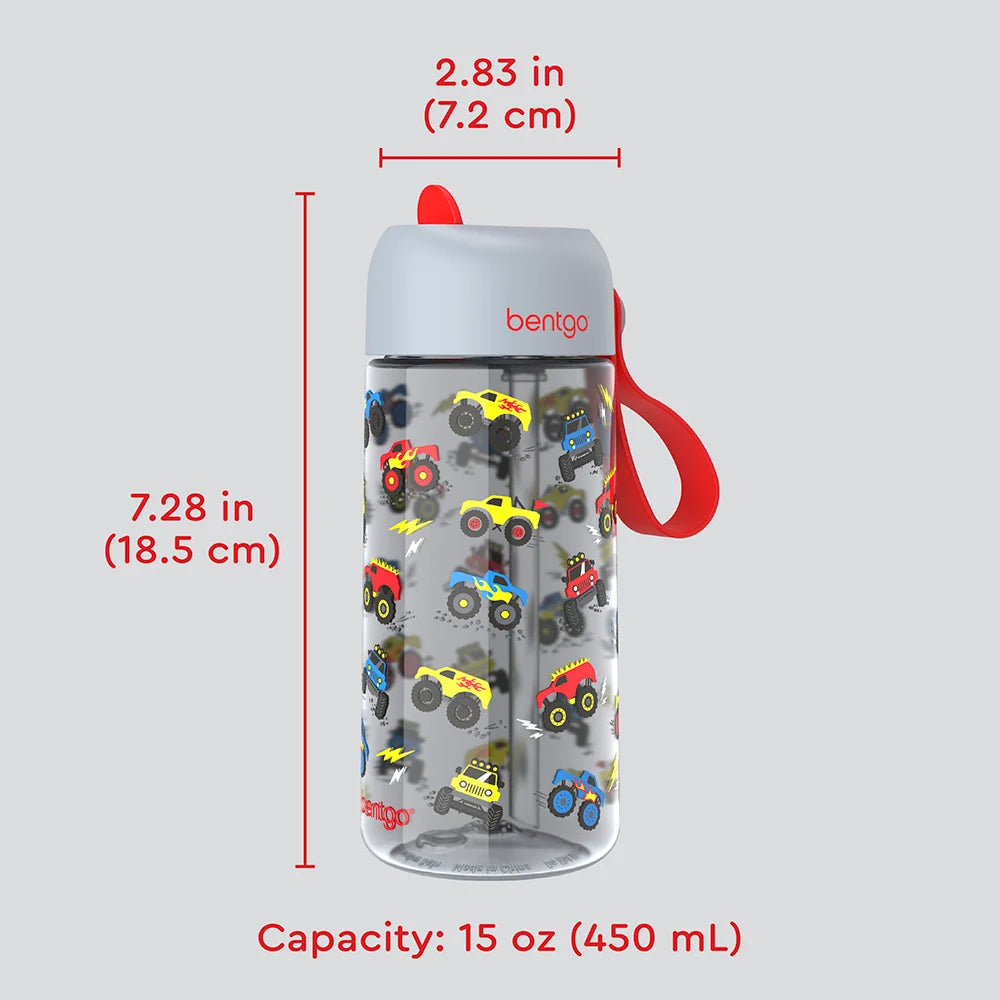 (Pre-Order) Bentgo Kids Water Bottle Trucks