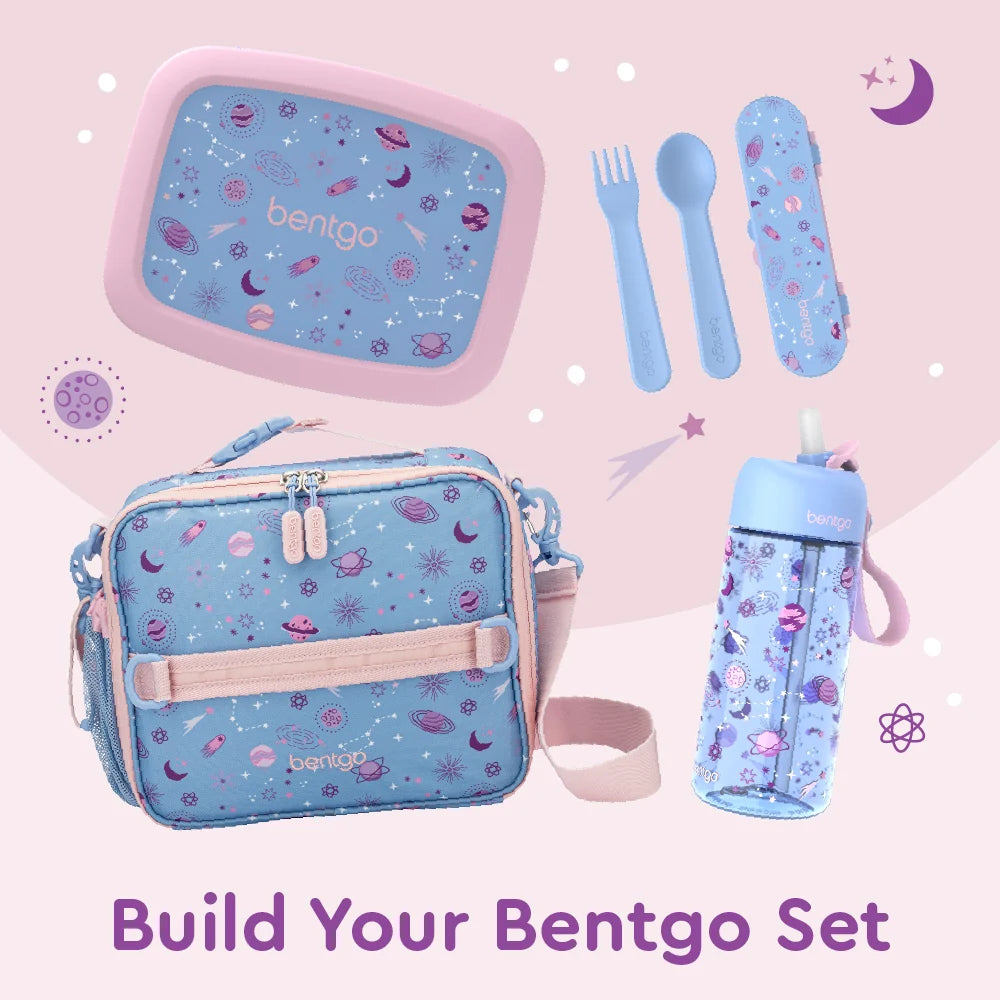 (Pre-Order) Bentgo Kids Prints Lunch Bag Lavender Galaxy