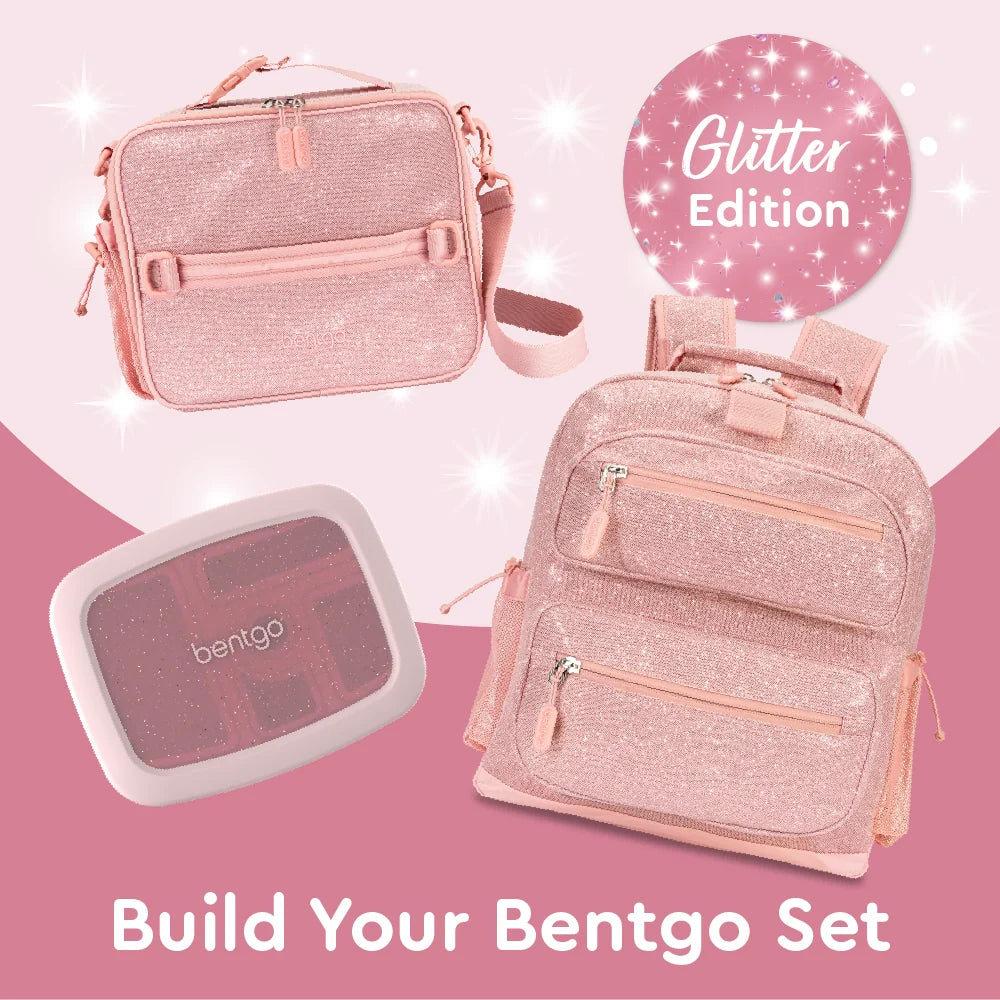 (Pre-Order) Bentgo Kids Lunch Bag Petal Pink Glitter