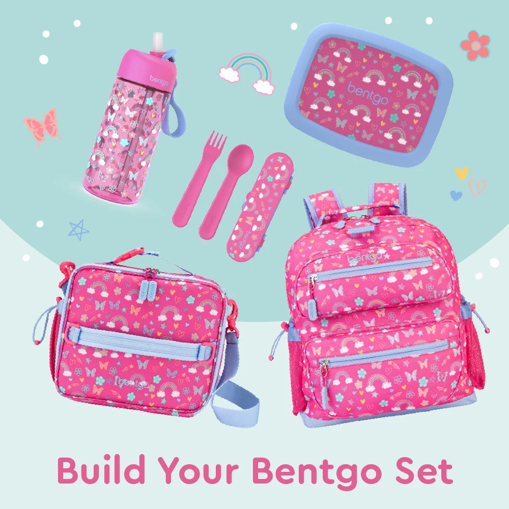 (Pre-Order) Bentgo Kids Prints Lunch Bag Rainbows and Butterflies