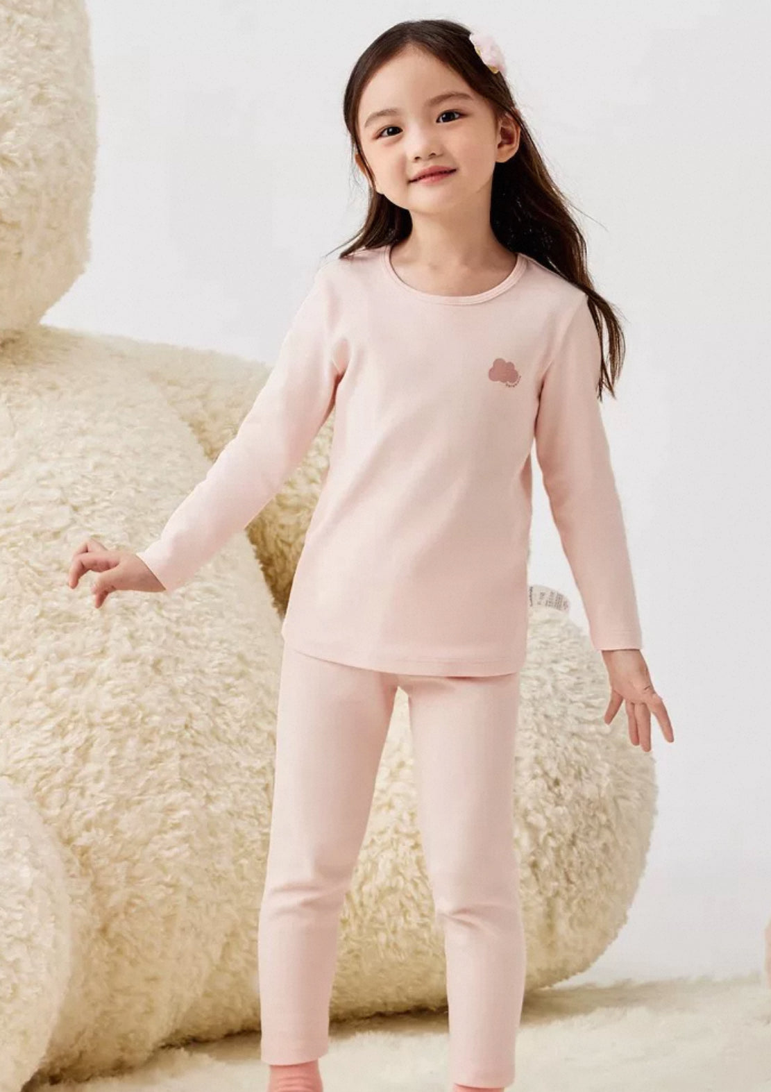 (PREORDER) Balabala Fall/Winter Thermal Wear - Rounded Collar 1 Set