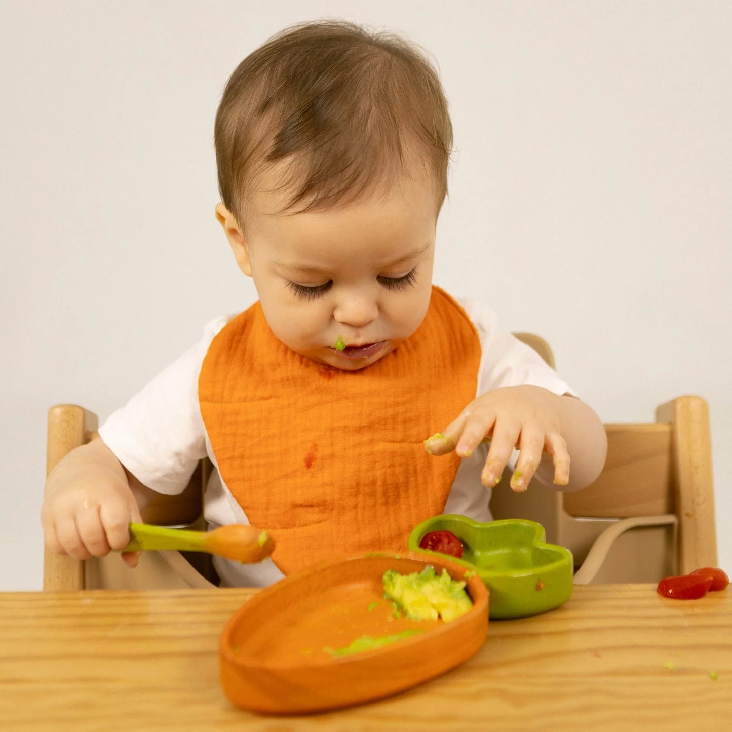 (Pre-Order) Oli&Carol Cathy the Carrot Plate & Spoon Set