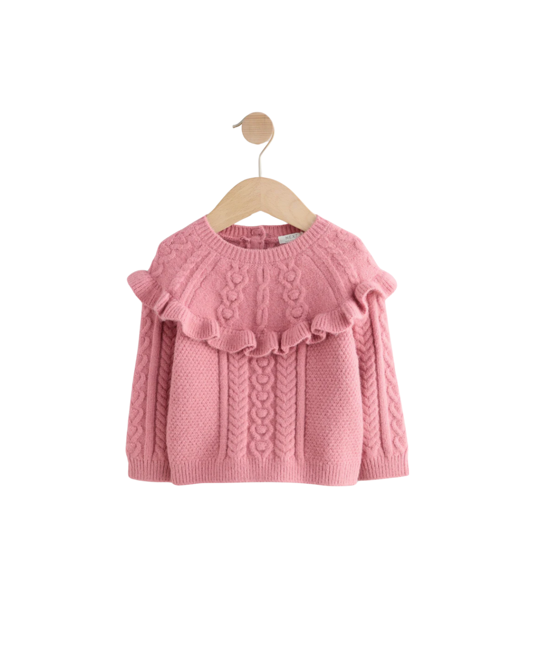 (Pre-Order) Pink Cable Knitted Jumper
