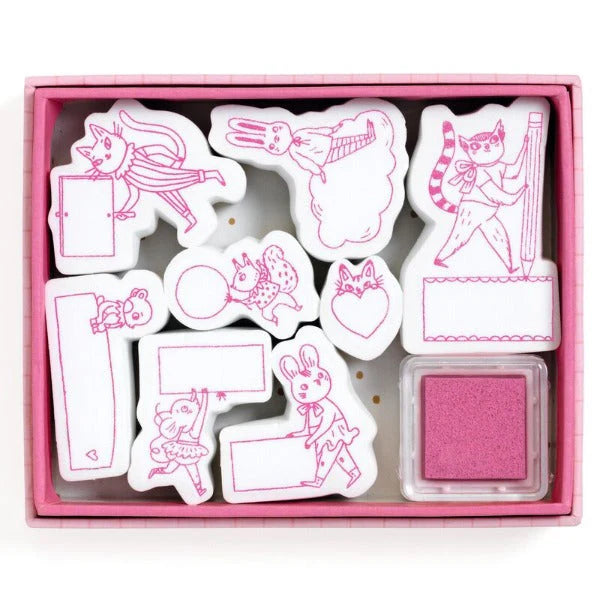 (Pre-Order) Djeco - Lucille Message Stamps