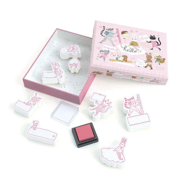 (Pre-Order) Djeco - Lucille Message Stamps