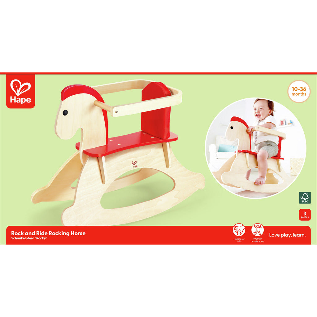 (Pre-Order) Hape Rock and Ride Rocking Horse
