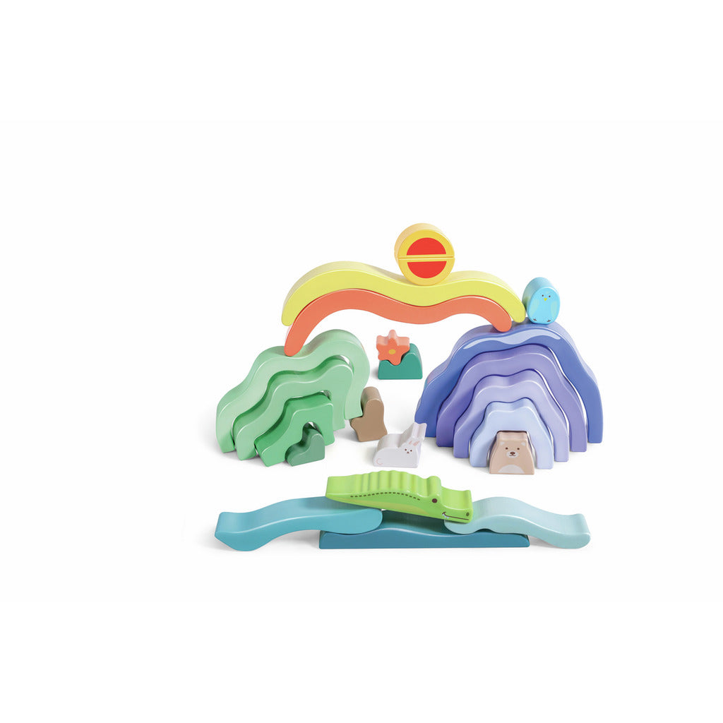 (Pre-Order) Hape Nature Scene Stacking Blocks