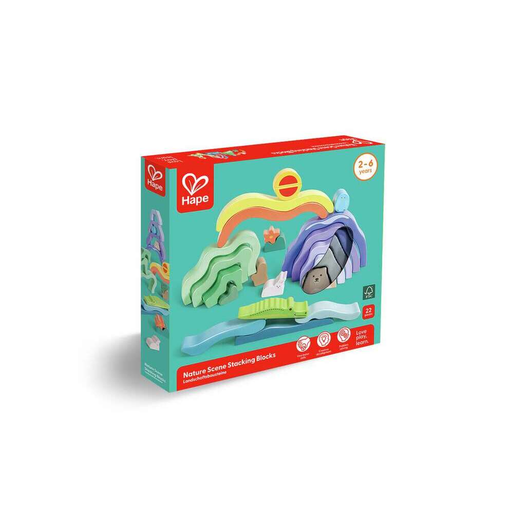 (Pre-Order) Hape Nature Scene Stacking Blocks