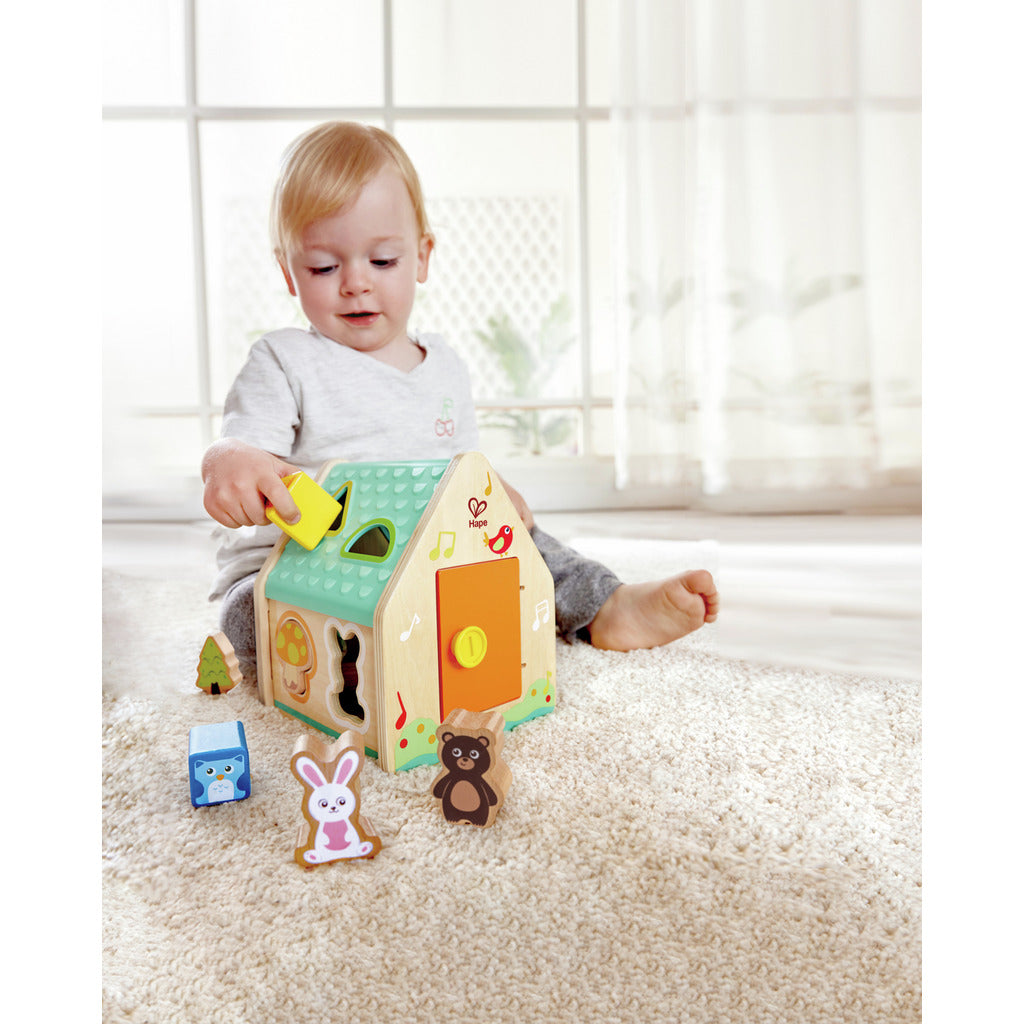 (Pre-Order) Hape Critter House Shape Sorter