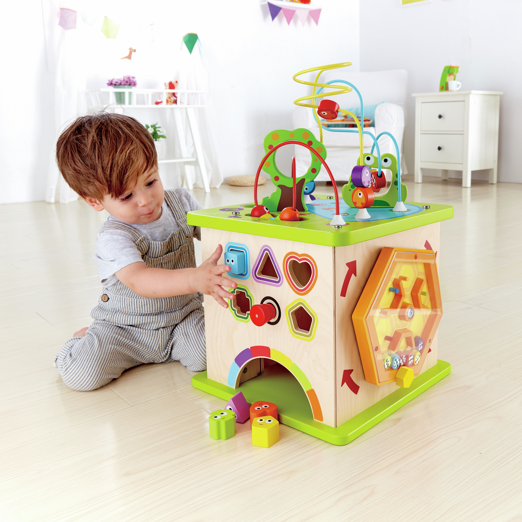 (Pre-Order) Hape Country Critters Play Cube